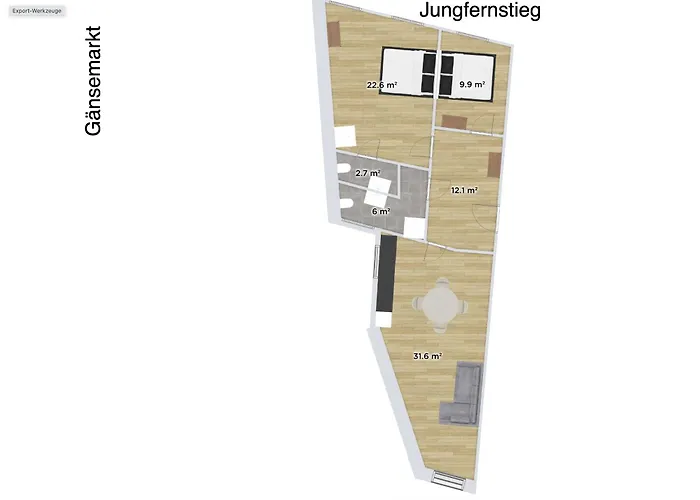 Appartement Jungfernstieg Family & Business Hambourg
