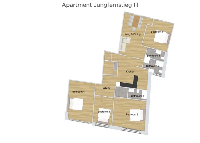 Jungfernstieg Family & Business Appartement *