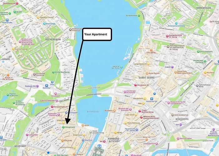 Appartement Jungfernstieg Family & Business *
